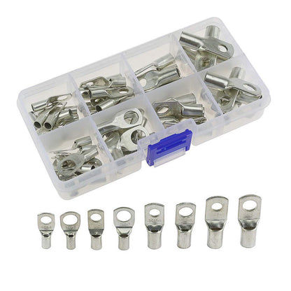 Kit 60 Terminales Ojo Batería Cable Sc Con Caja