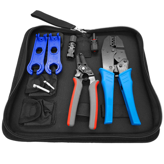 Kit Crimpadora Y Llaves Mc4 Panel Solar - Soliot
