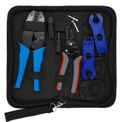 Kit Crimpadora Y Llaves Mc4 Panel Solar - Soliot