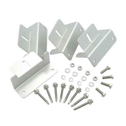 Kit Fijación De Montaje Panel Solar 4 Piezas