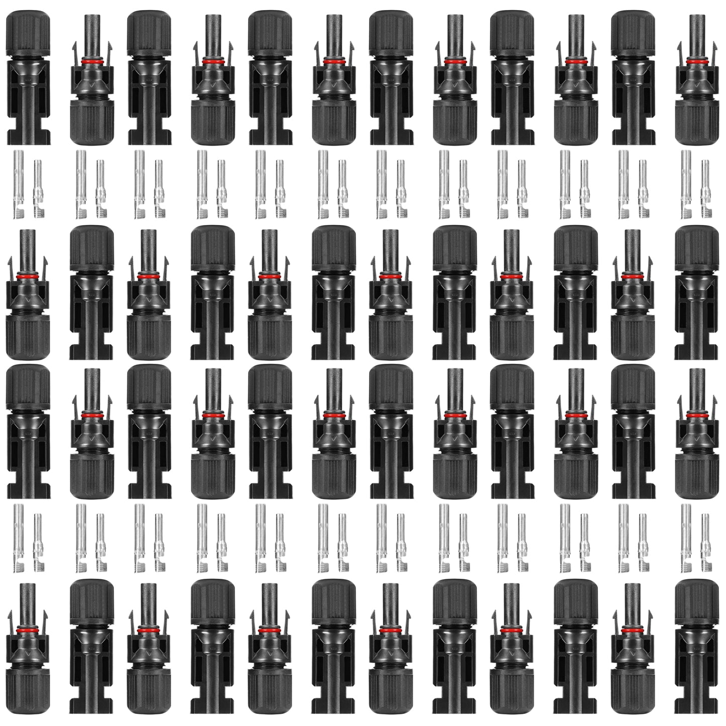 100 Pares Conector Mc4 Macho Hembra Solar