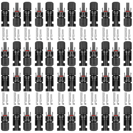 100 Pares Conector Mc4 Macho Hembra Solar