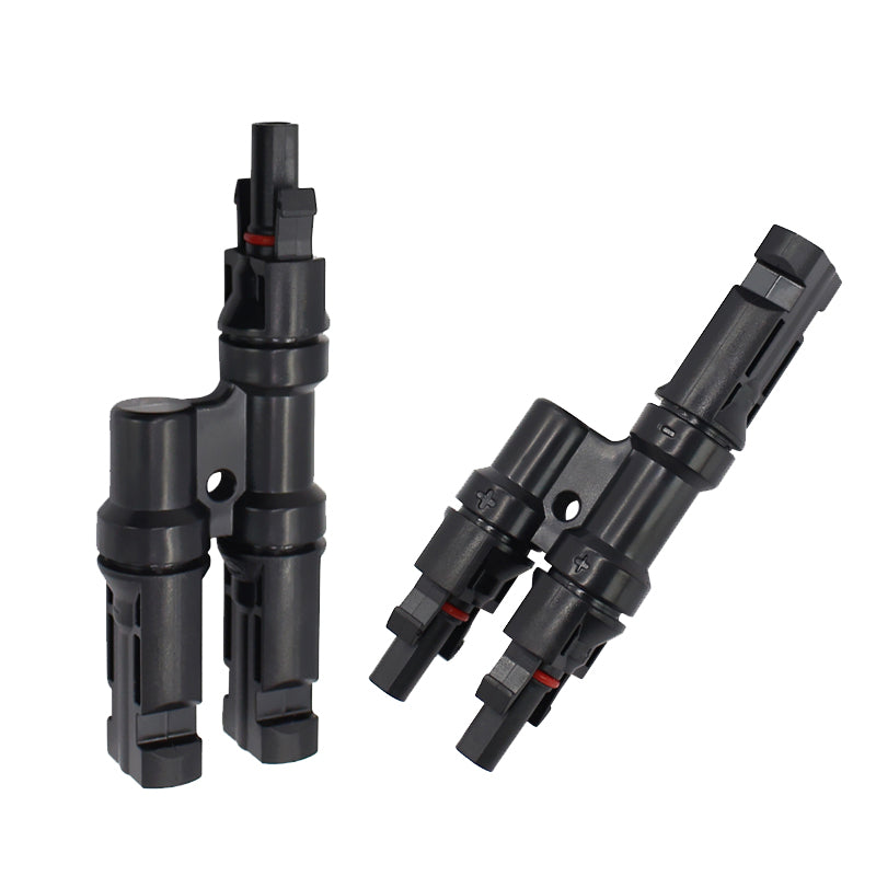 Conector Mc4 Doble (2 En 1 ) Par Macho/hembra Panel Solar