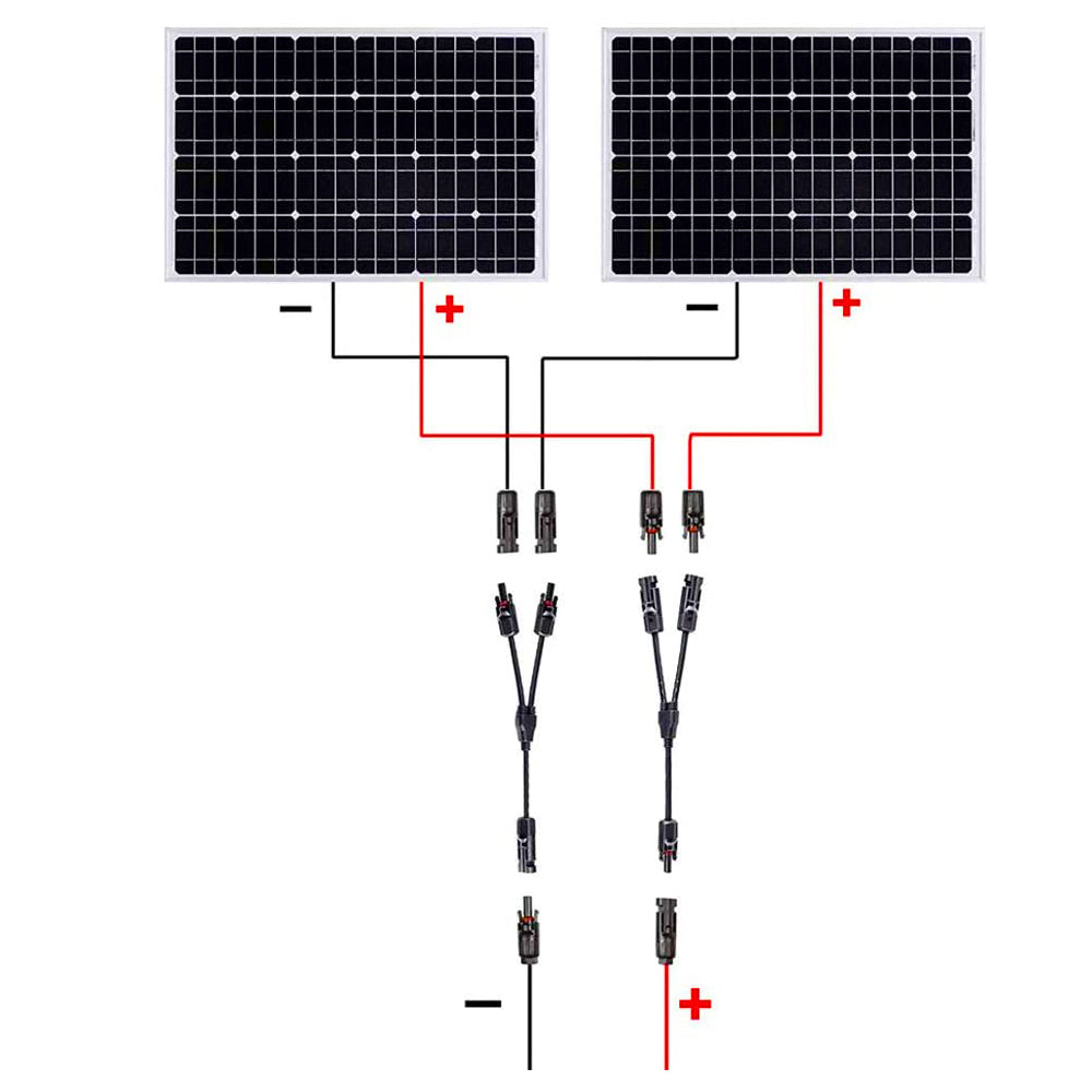 Par Conector Mc4 2 A 1 Extension