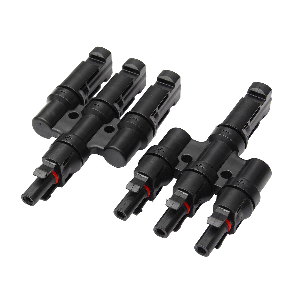 Conector Mc4 Triple (3 En 1) Par Macho/hembra Panel Solar