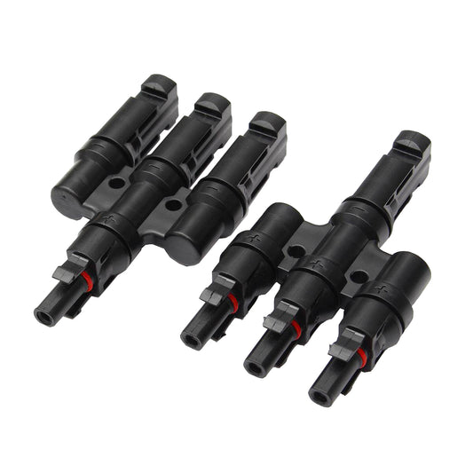 Conector Mc4 Triple (3 En 1) Par Macho/hembra Panel Solar