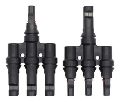 Conector Mc4 Triple (3 En 1) Par Macho/hembra Panel Solar