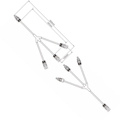 Par Conector Mc4 3 A 1 Extension