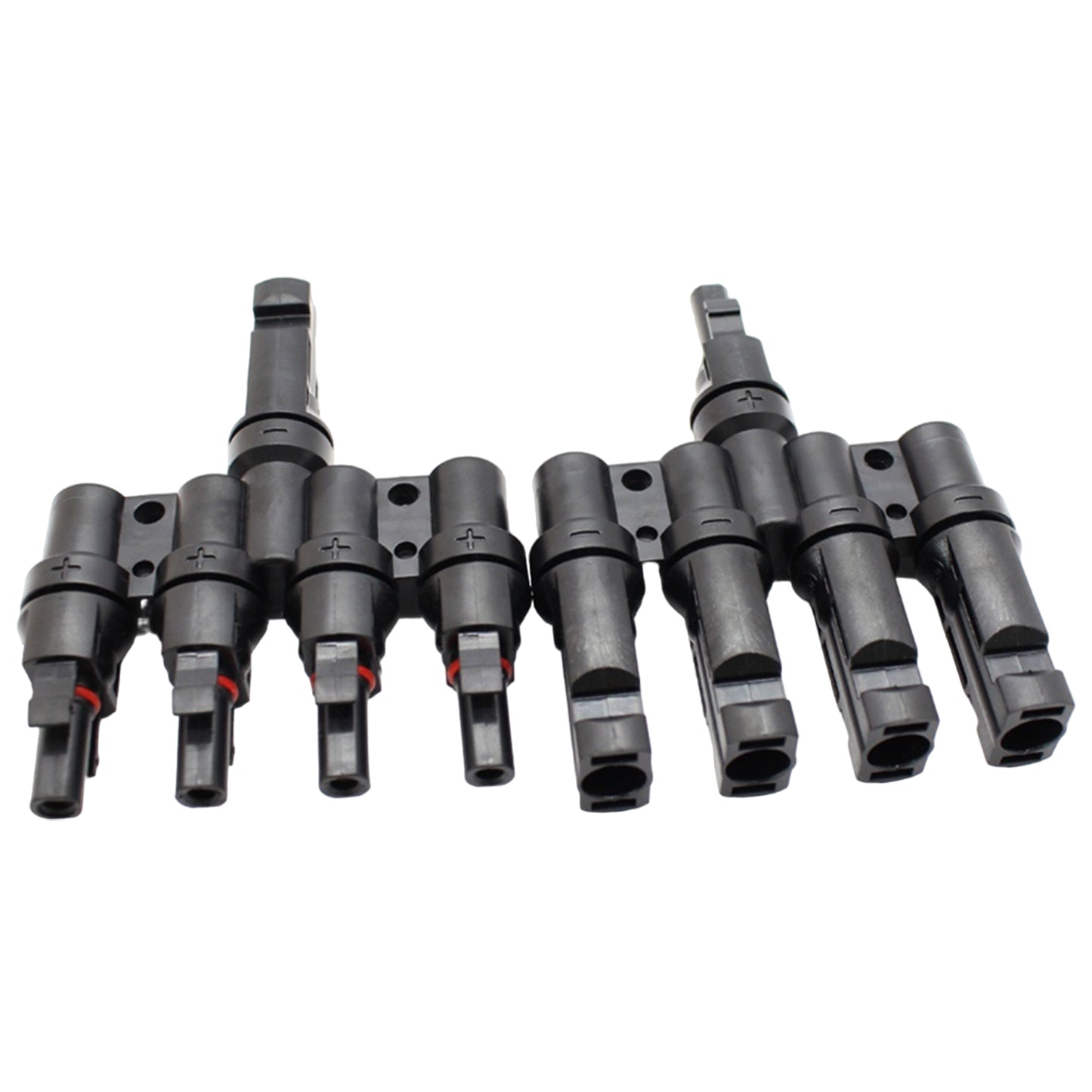 Conector Mc4 Cuádruple (4 En 1) Par Macho/hembra Solar