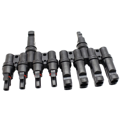 Conector Mc4 Cuádruple (4 En 1) Par Macho/hembra Solar
