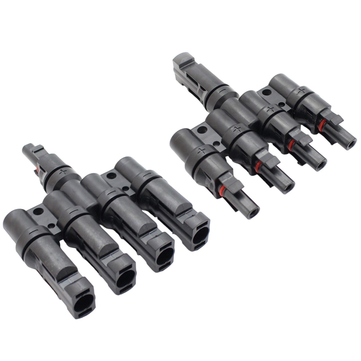 Conector Mc4 Cuádruple (4 En 1) Par Macho/hembra Solar