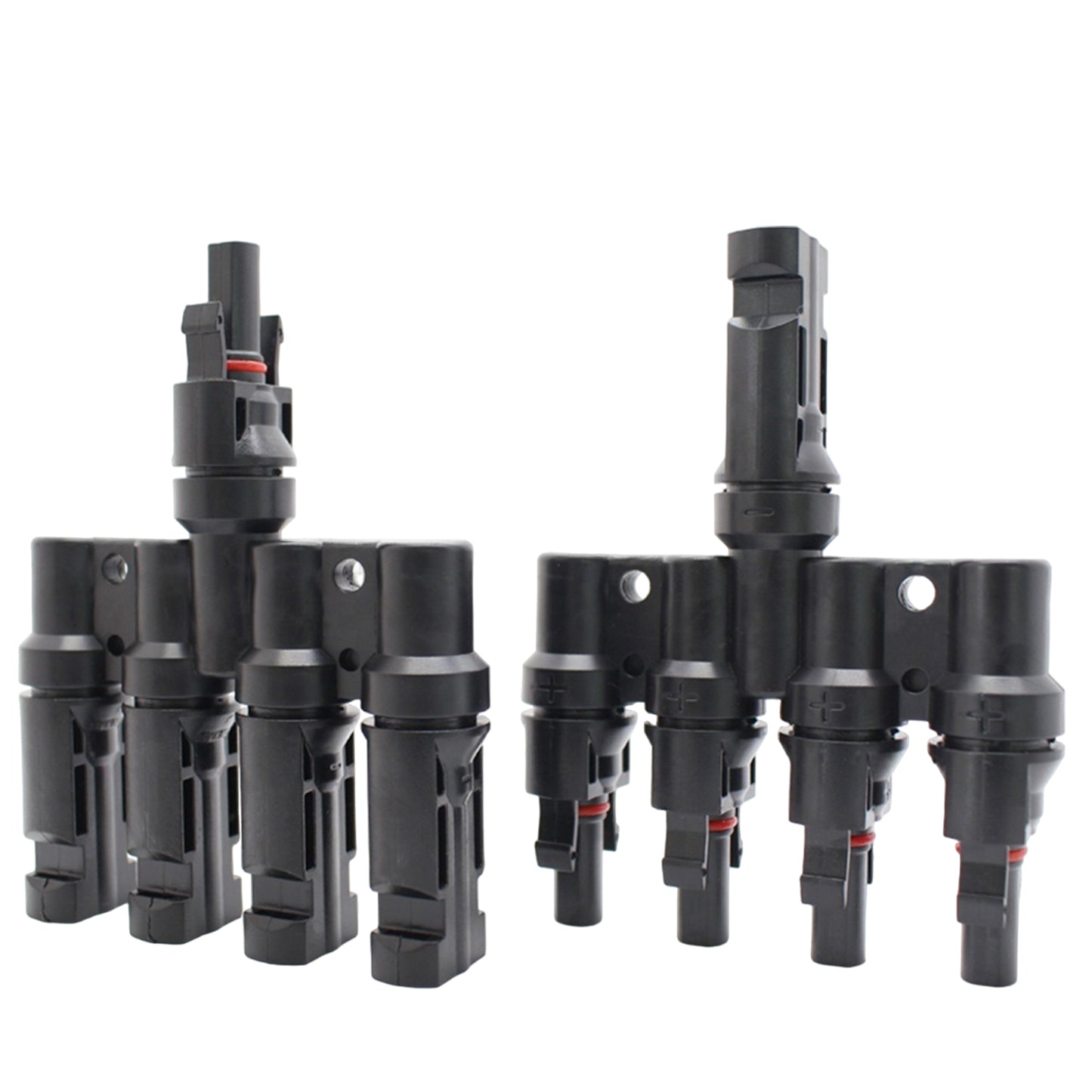 Conector Mc4 Cuádruple (4 En 1) Par Macho/hembra Solar
