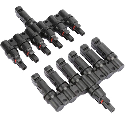 Par Conector Mc4 6 A 1 Macho/hembra Solar