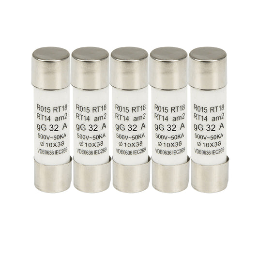 Pack 5 Fusibles 32a 10x38mm Soliot