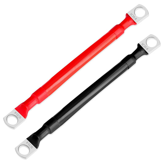 Par Cables Para Batería 20cm Sección 35mm2 M8