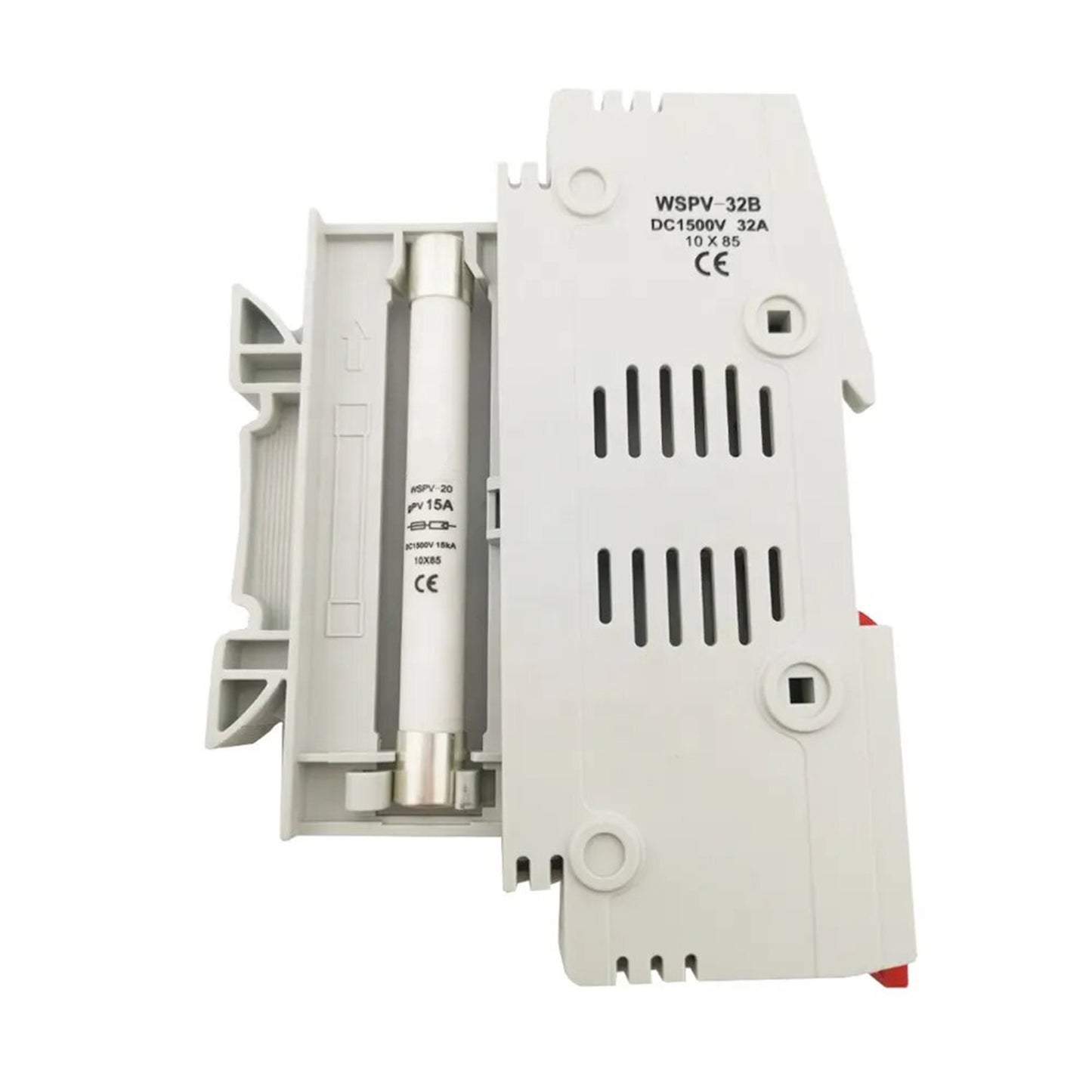 Portafusible Con Fusible 1500vdc 20a 10x85mm