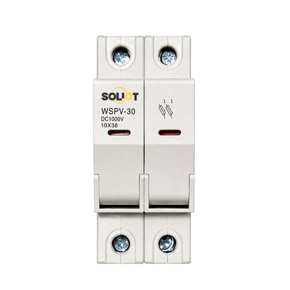 Portafusible Fotovoltaico Gpv 2 Polos 1000v 10x38mm