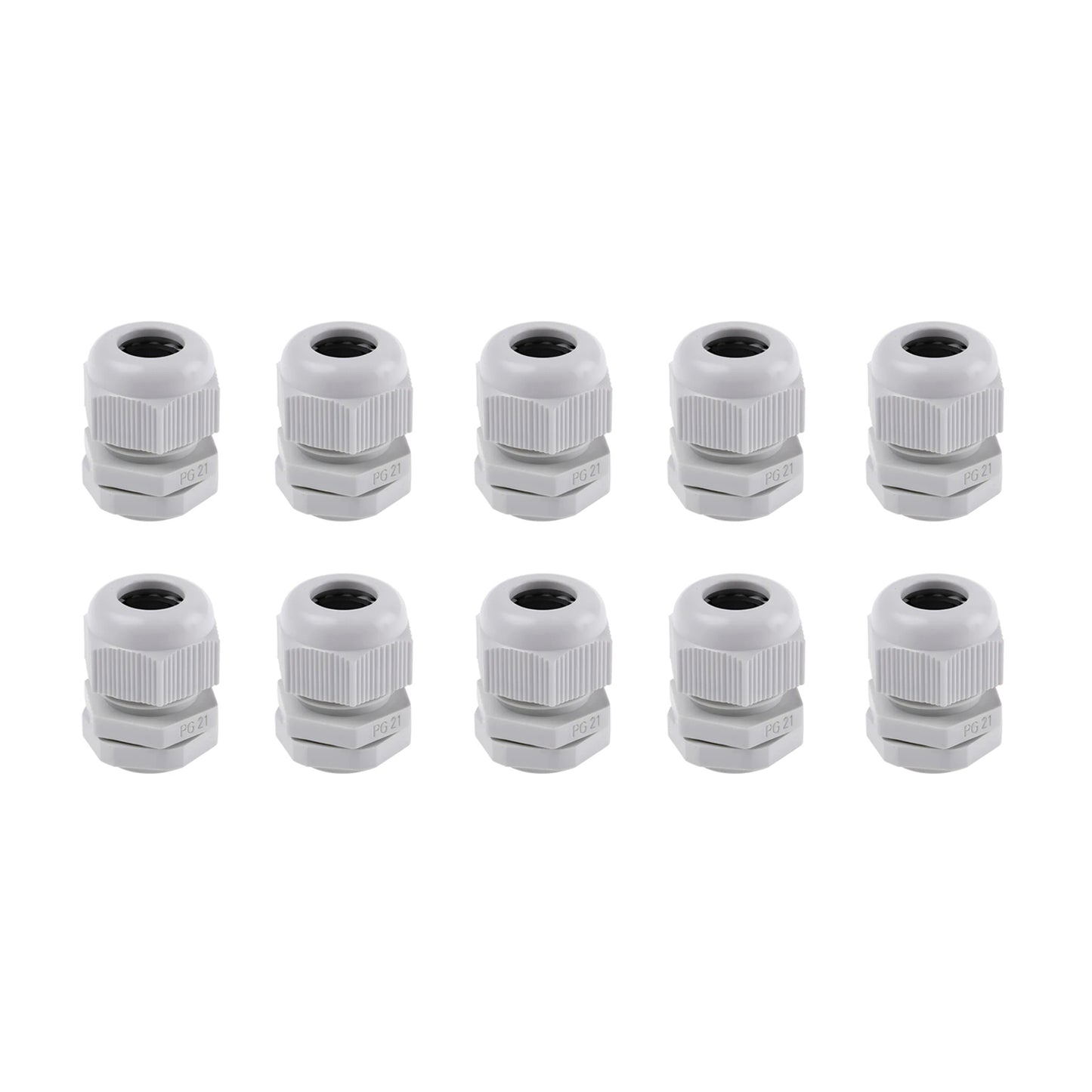 Prensa Estopa Pg21 Ip68 (13-18mm) Blanco 10 Unidades