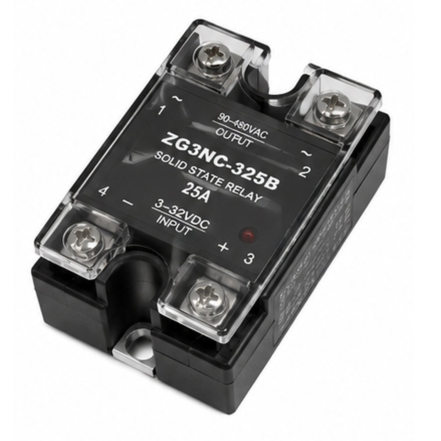 Relé Estado Solido 25A 250V 3–32 VDC 90–480 VA