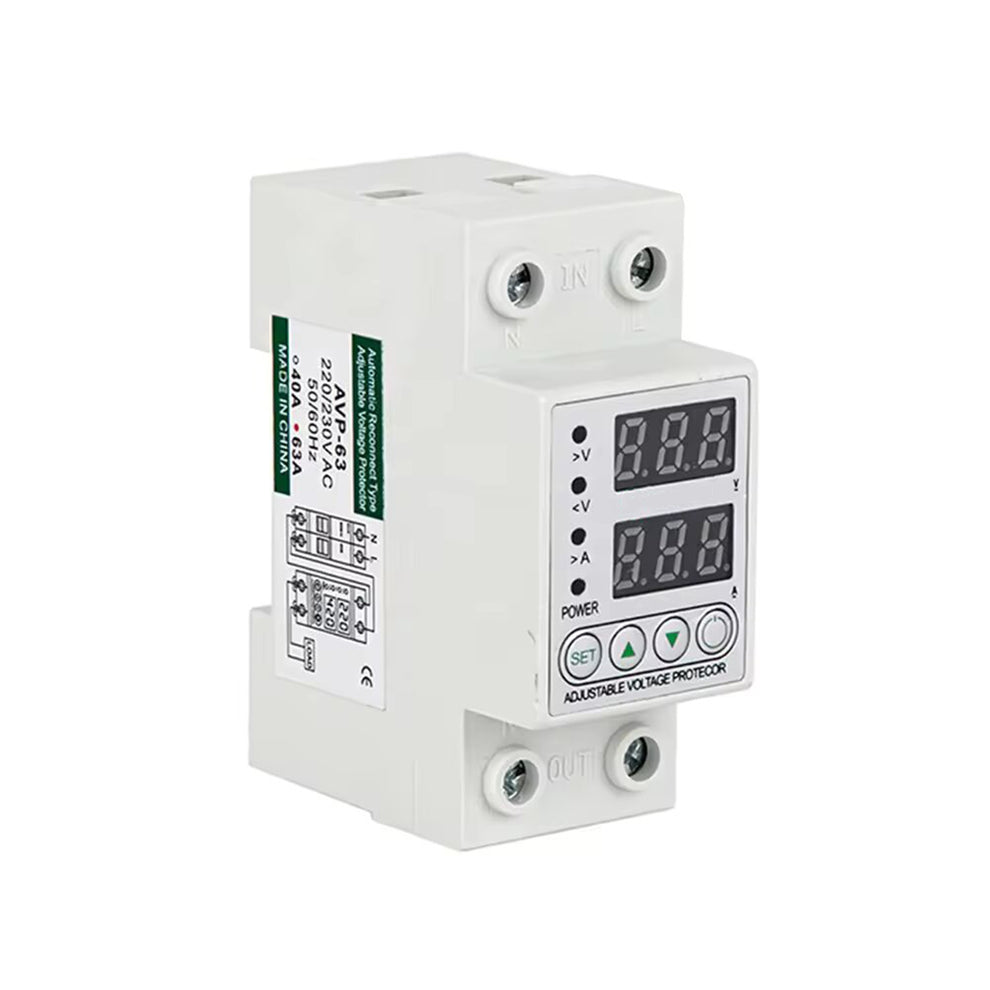 Relé Protección Sobre Bajo Voltaje Ajustable 220v Monofásico – Soliot