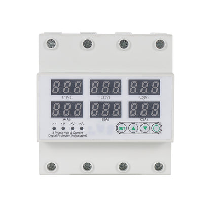 Relé Protector Trifásico 4P 380V Voltaje Ajustable