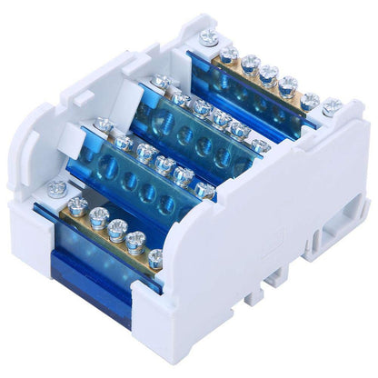 Repartidor Tetrapolar 4x7 Polos 125Amp