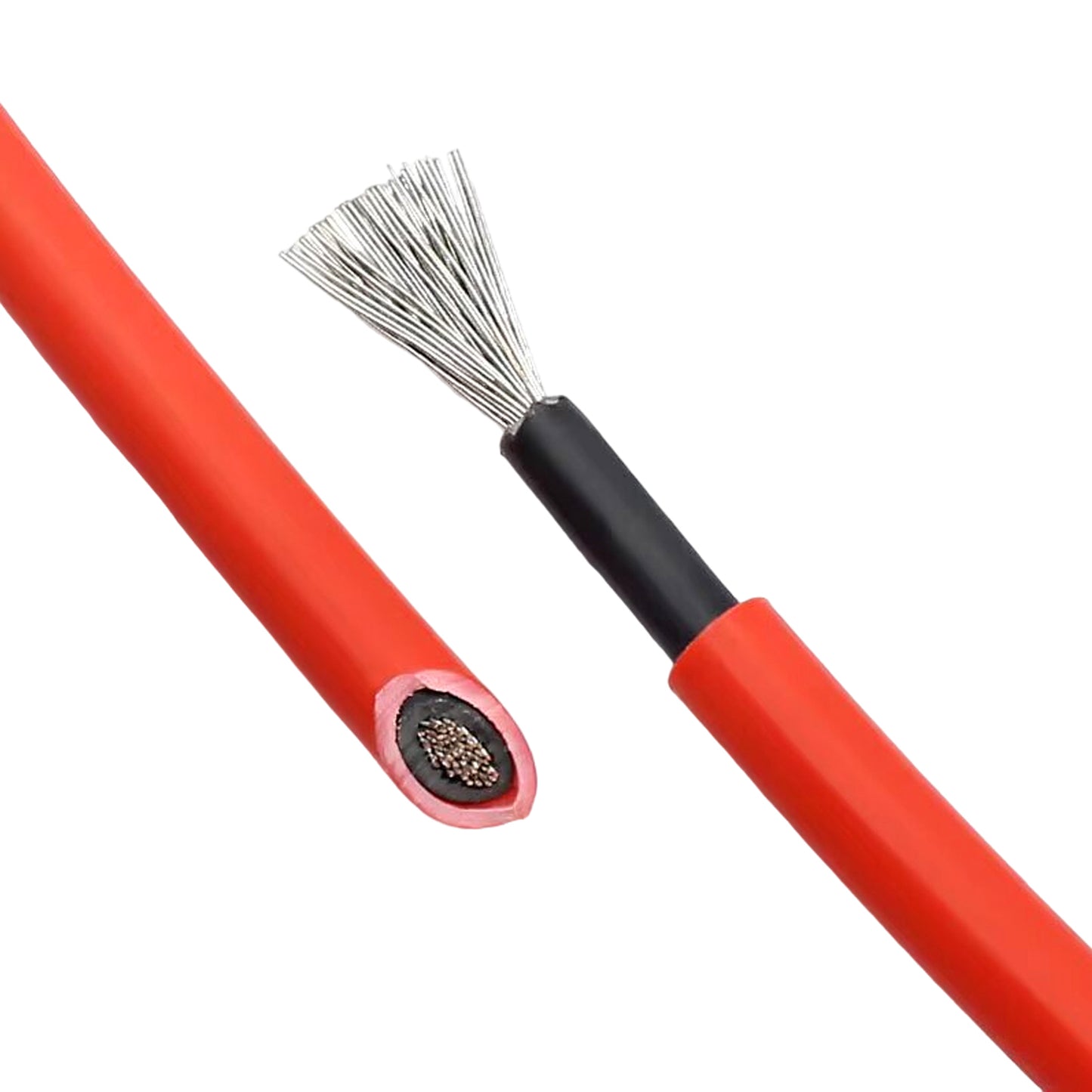 Cable Solar 4mm2 Rollo 200mts Rojo Libre Halógenos H1z2z2-k