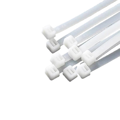 Amarra Cable Plastica 4x150mm Blanco Set 100 Unidades