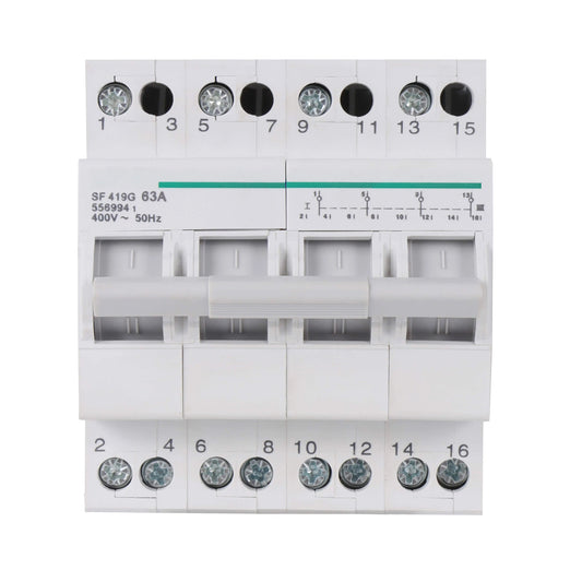 Selector Conmutador 4p 63a Rieldin Solar