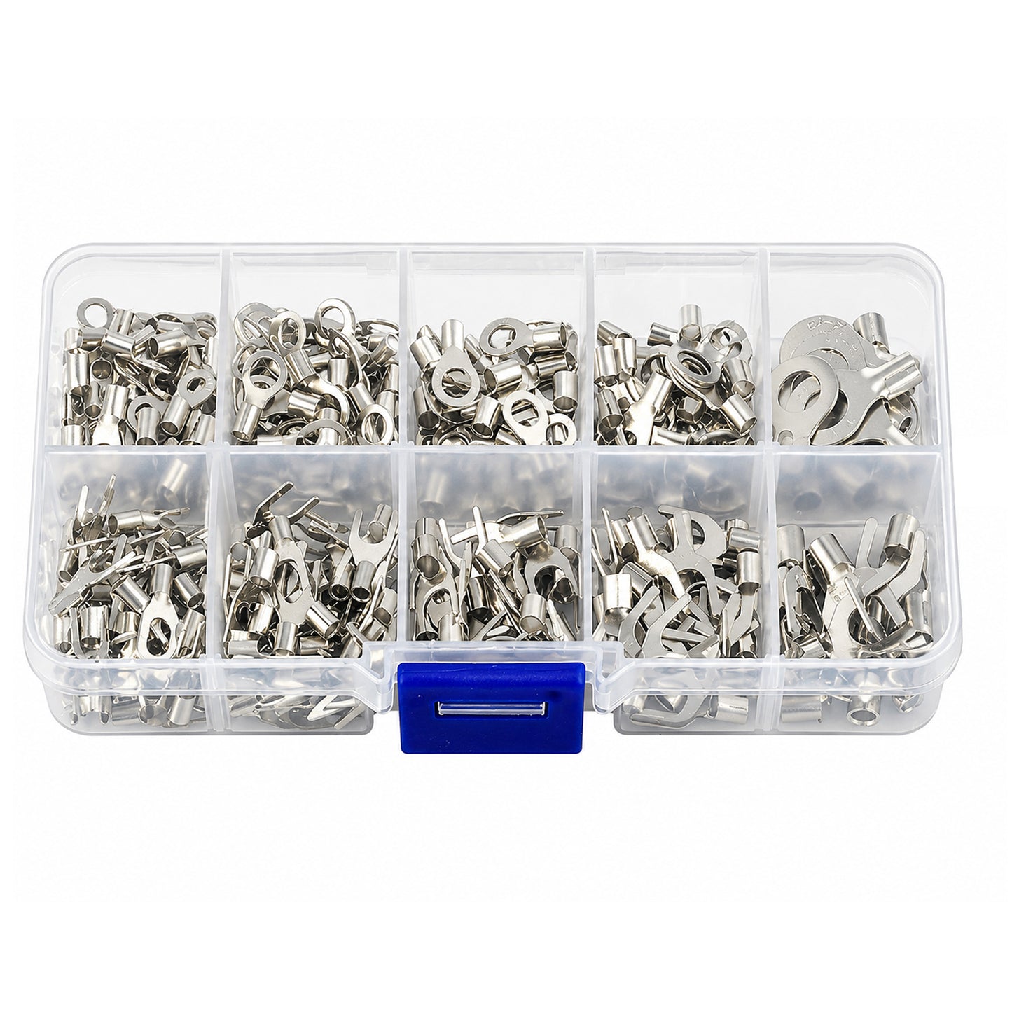 Kit 320 Terminales Ojo Batería Cable Tipo U Con Caja
