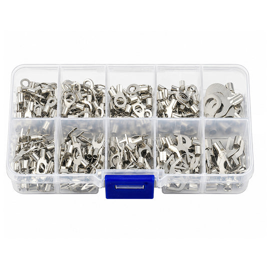 Kit 320 Terminales Ojo Batería Cable Tipo U Con Caja