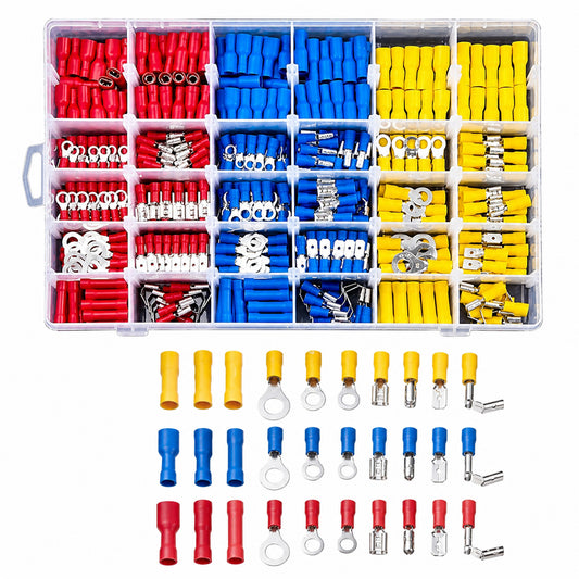 Kit 720 Terminales Aislados Eléctricos Con Caja