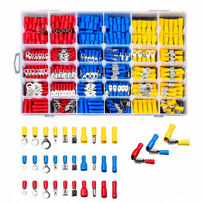 Kit 720 Terminales Aislados Eléctricos Con Caja