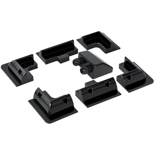 Kit 7Pcs Soporte Plástico Solar para Vehículos