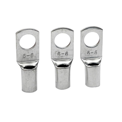 Pack 100 Terminales Ojo Batería Cable 6mm2 6,4mm Sc6-6