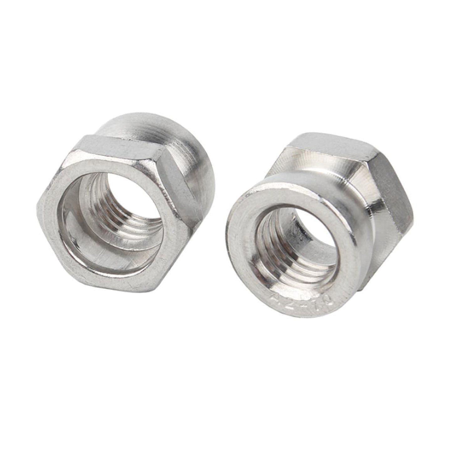 Pack 10 Fijaciones Tuercas Antirrobo M8 De Acero Inoxidable